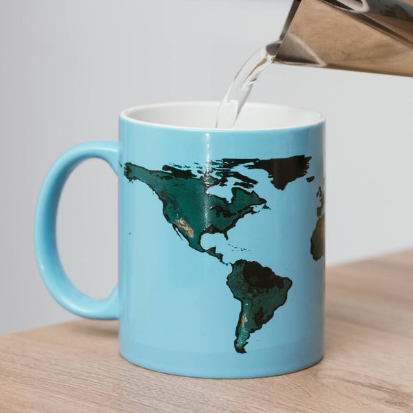 Global Warming Heat Changing Mug - Blue