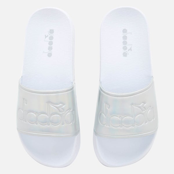 Diadora Women's Serifos '90s Slide Sandals - Silver