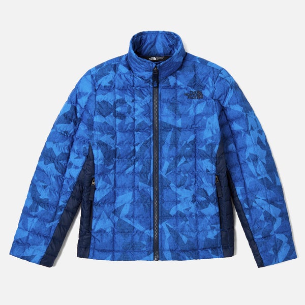 The North Face Boys' Thermoball Full Zip Jacket - Turkish Sea Metric MTN Print