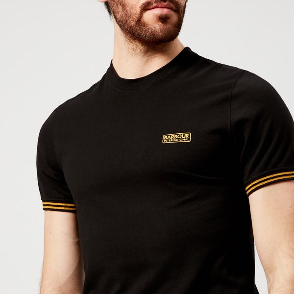 Barbour International Men's Cable Tipped T-Shirt - Black