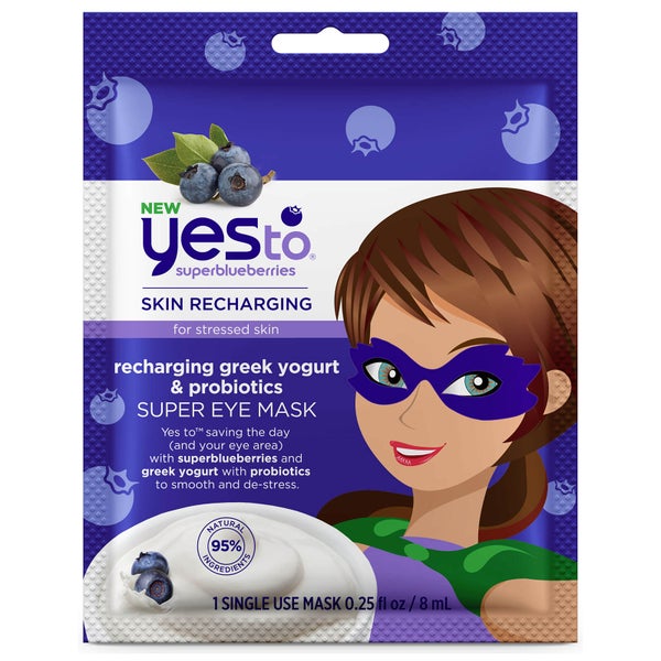 Super Máscara de Olhos Blueberries Skin Recharging da yes to