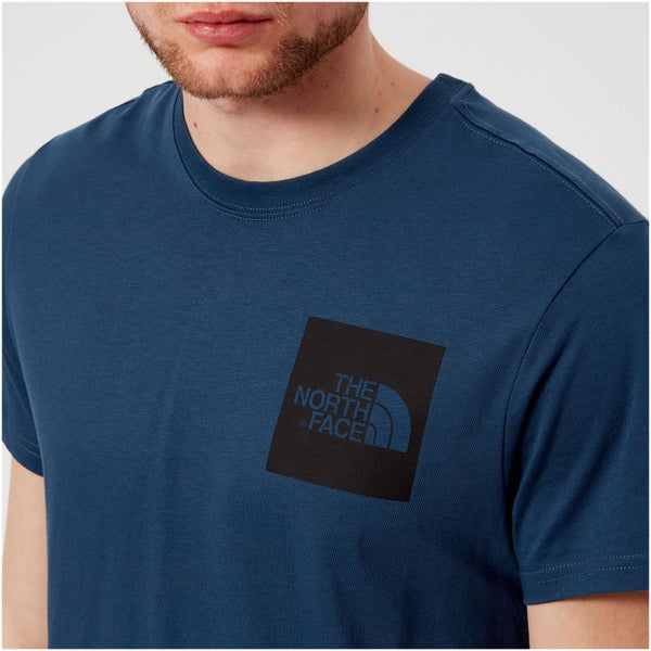 The North Face Men's Short Sleeve Fine T-Shirt - Blue Wing Teal