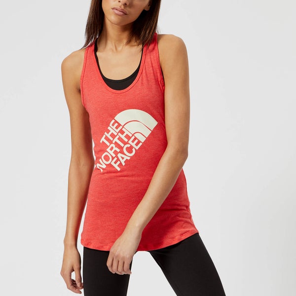 The North Face Women's Graphic Play Hard Tank Top - Juicy Red Heather