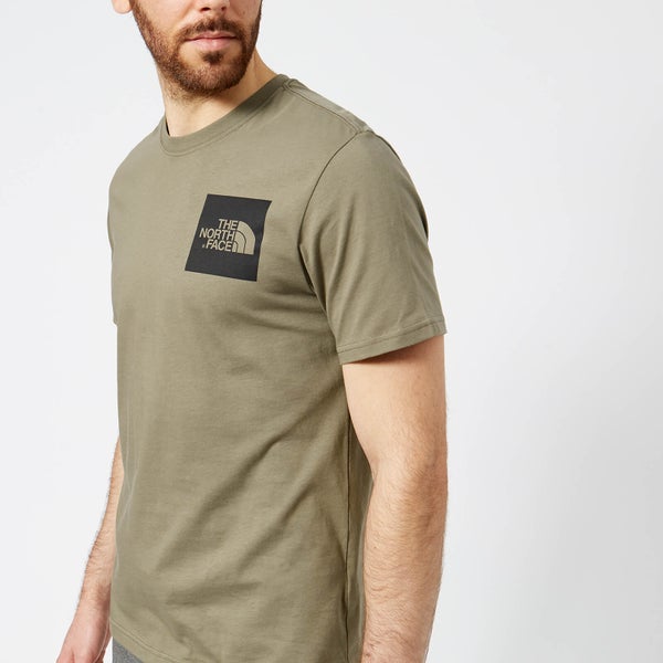 The North Face Men's Short Sleeve Fine T-Shirt - Deep Lichen Green