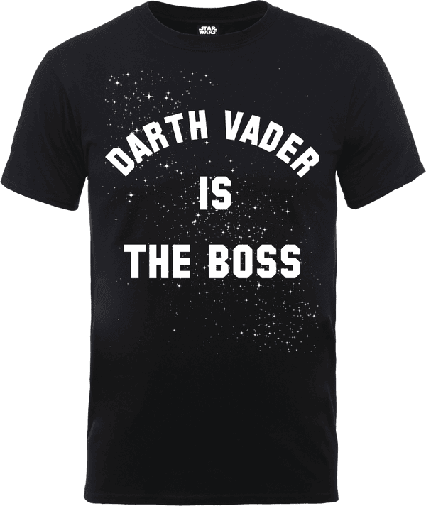 Star Wars Darth Vader Is The Boss T-Shirt - Schwarz