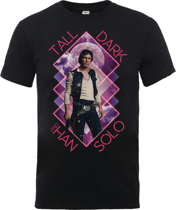 T-Shirt Homme Han Solo Tall Dark - Star Wars - Noir