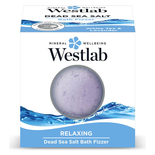 Boule Effervescente Relaxante à la Boue de la Mer Morte pour le Bain Relaxing Dead Sea Salt Bath Fizzer Westlab