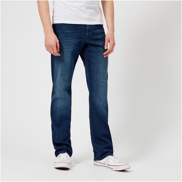 7 For All Mankind Men's Slimmy Luxe Performance Jeans - Farmington Bright Blue