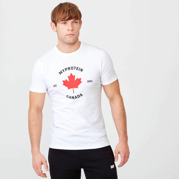Myprotein Canada Maple Leaf T-Shirt - White