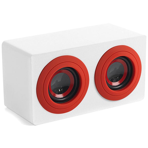 Intempo Mini Blaster Speaker - White/Red