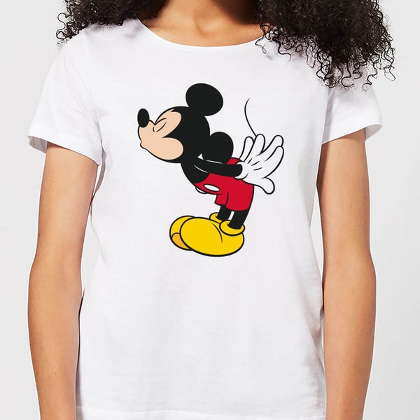 Disney Mickey Mouse Kiss Dames T-shirt - Wit
