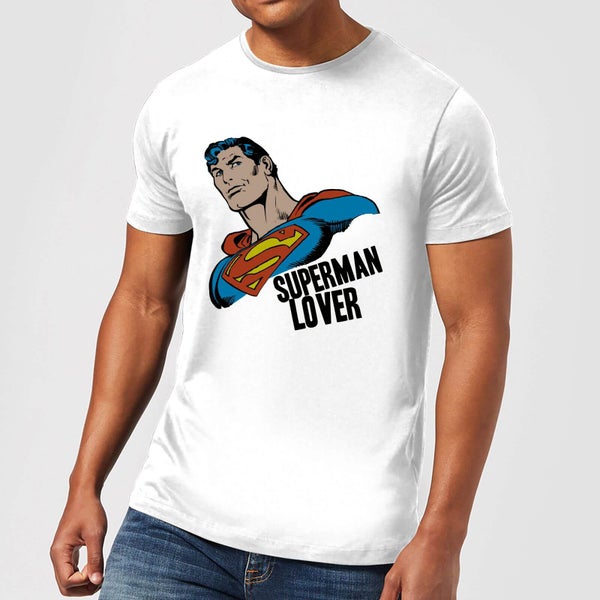 T-Shirt Homme Superman Lover (DC Comics) - Blanc