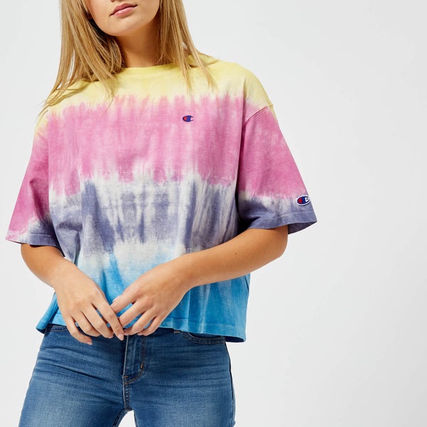 Champion Women's Tie Dye Crew Neck Short Sleeve T-Shirt - Multi