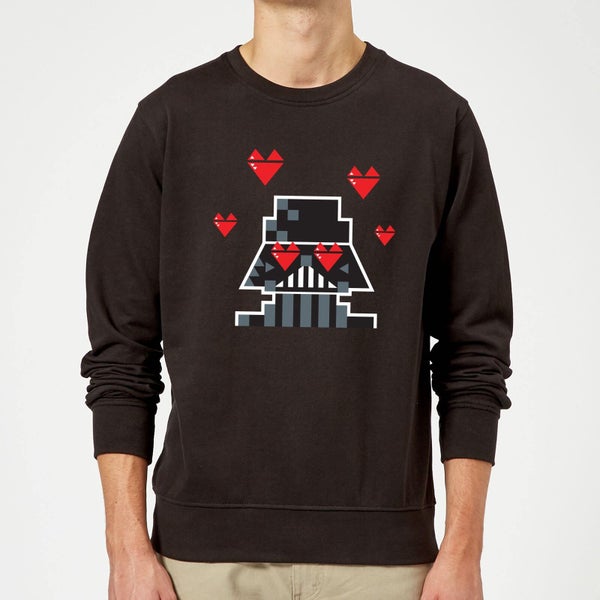 Star Wars Valentine's Vader In Love Pullover - Schwarz