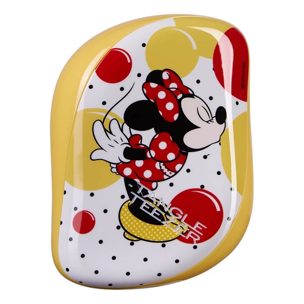 Brosse de Poche Compact Styler Hairbrush Tangle Teezer – Minnie Mouse, Disney, Sunshine Yellow