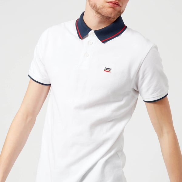 Levi's Men's Breaker Logo Polo Shirt - White