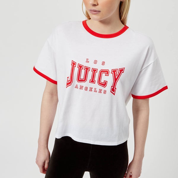 Juicy Couture Women's Juicy LA Logo Graphic T-Shirt - White