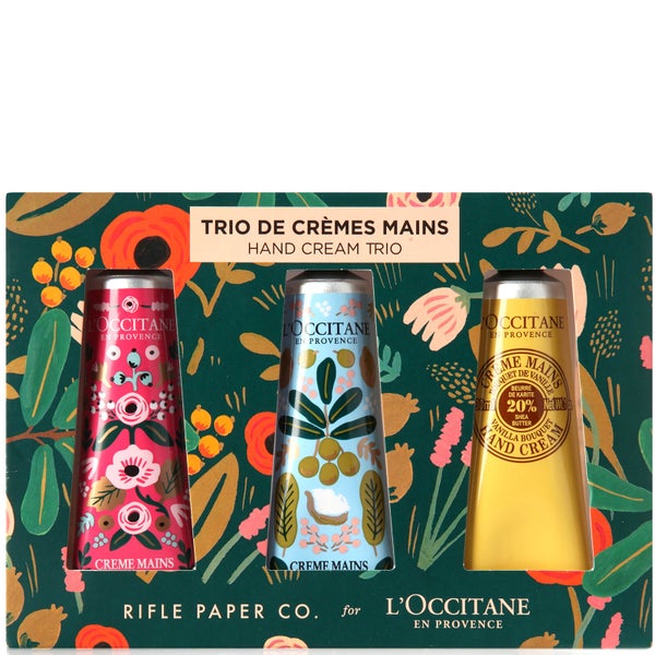 L'Occitane Rifle Paper Co. and Hand Cream Trio 1oz (Worth $36)