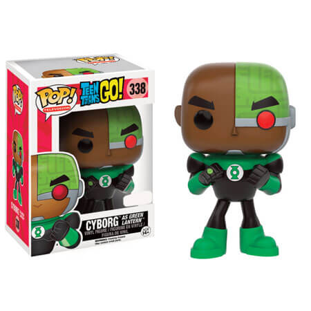 Figurine Pop! Cyborg en Green Lantern - Teen Titans Go!