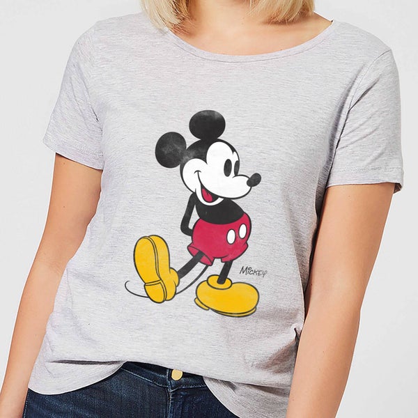Disney Mickey Mouse Classic Kick Frauen T-Shirt - Grau
