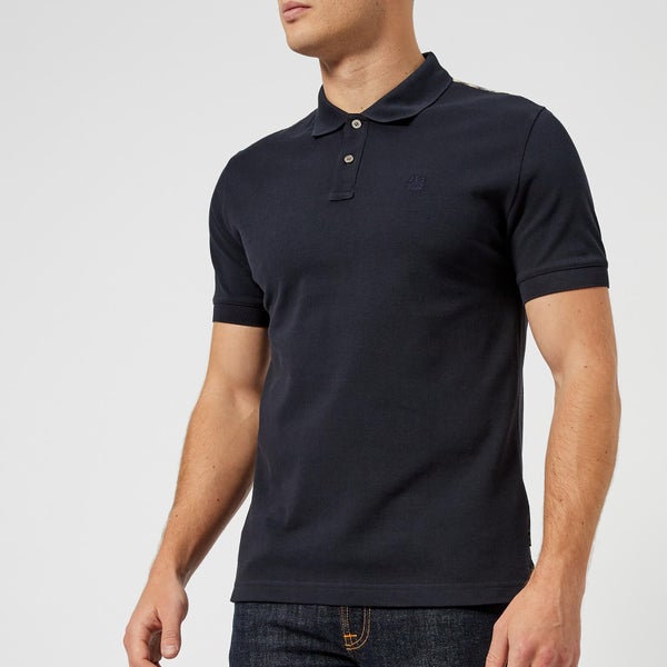 Aquascutum Men's Hill CC Pique Short Sleeve Polo Shirt - Navy