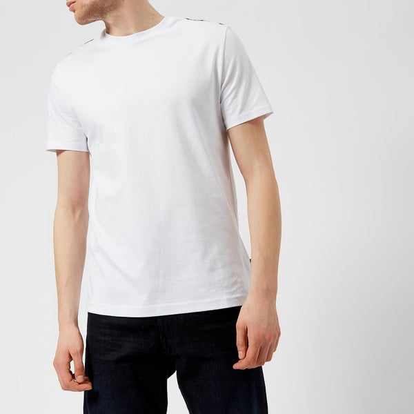 Aquascutum Men's Southport CC Shoulder Short Sleeve T-Shirt - White