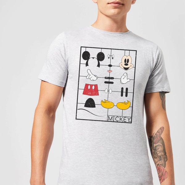 Disney Mickey Mouse Construction Kit T-Shirt - Grau