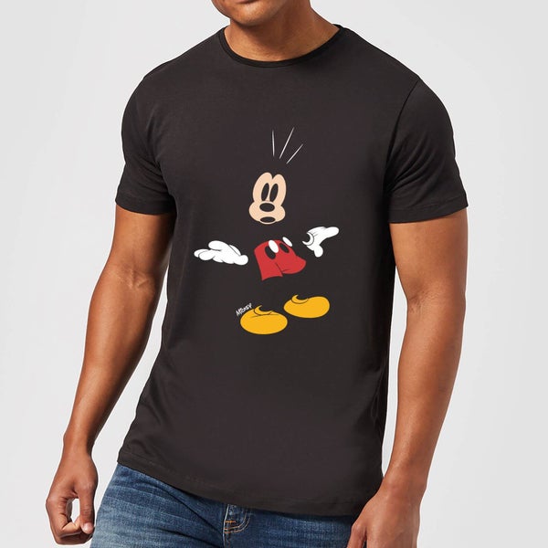 T-Shirt Disney Topolino Surprised - Nero