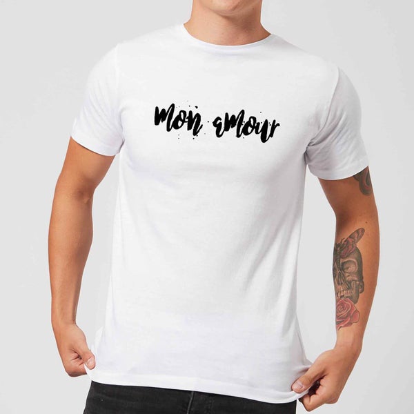 T-Shirt Homme Mon Amour - Blanc