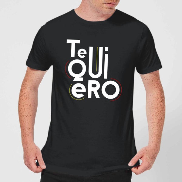 Te Quiero T-shirt - Zwart
