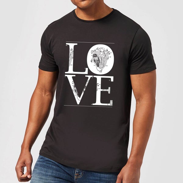 T-Shirt Homme Anatomic Love - Noir