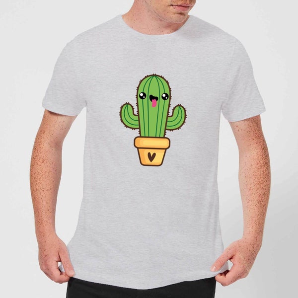 Cactus Love T-Shirt - Grey