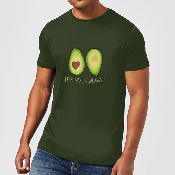 T-Shirt Homme Let's Make Guacamole - Vert Foncé