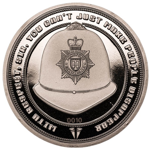 Hot Fuzz Collector’s Limited Edition Coin: Silver Variant – Zavvi Exclusive