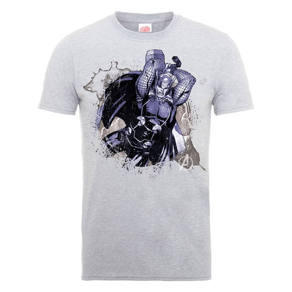 Marvel Avengers Assemble Thor Splash T-shirt - Grijs
