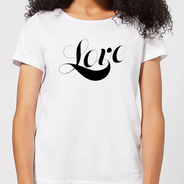T-Shirt Femme Love - Blanc