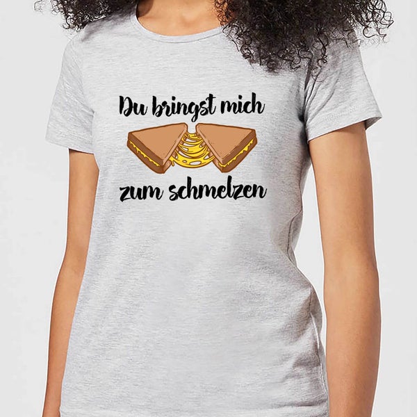 T-Shirt Femme Zum Schmelzen - Gris
