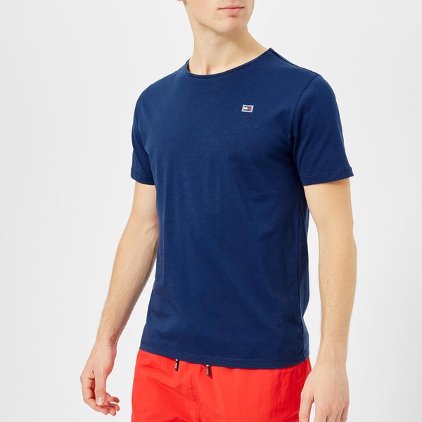 Tommy Hilfiger Men's Flag Logo T-Shirt - Blue Depths