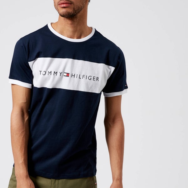 Tommy Hilfiger Men's Chest Logo T-Shirt - Navy