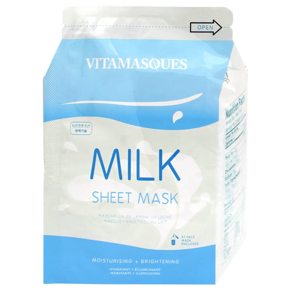 Vitamasques Milk Sheet Mask -kasvonaamio 20ml