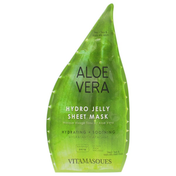 Vitamasques Aloe Vera Jelly 2 Step Sheet Mask -kasvonaamio 30ml