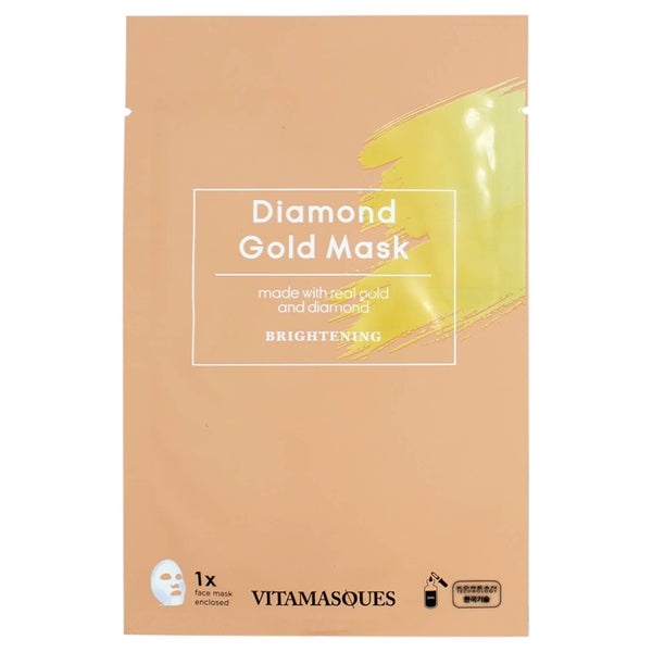 Vitamasques Diamond Gold Dust Sheet Mask 20ml
