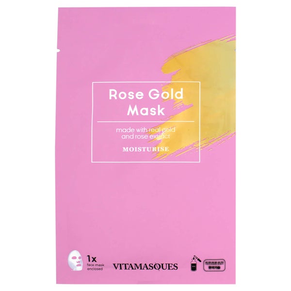 Vitamasques Rose Gold Dust Sheet Mask maseczka w płachcie 20 ml