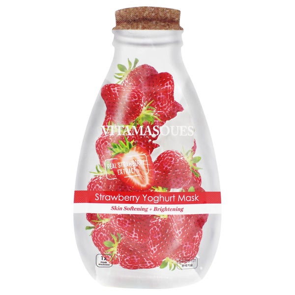 Vitamasques Strawberry Yoghurt Mask -kasvonaamio, 15ml