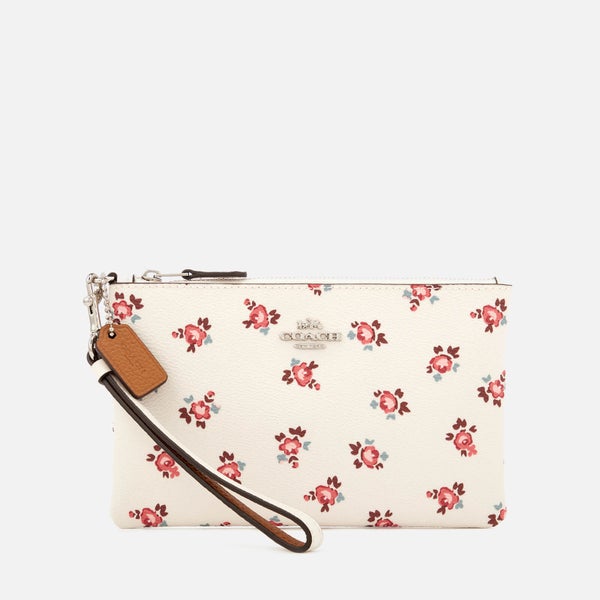 Coach Women's Small Wristlet - Chalk Floral Bloom