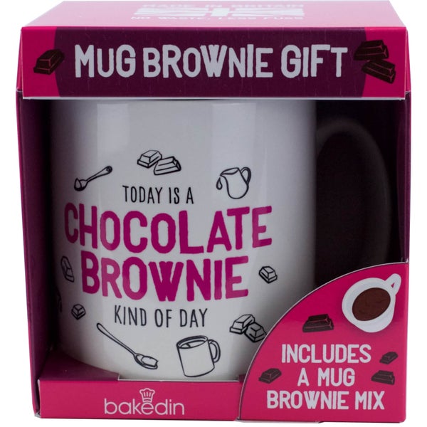 bakedin Chocolate Brownie Mug Gift Set