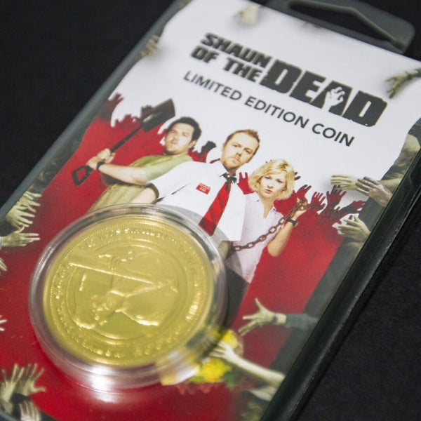 Shaun of the Dead Sammelmünze: Gold Variante - Zavvi Exklusiv (Limitiert auf 1000 Exemplare)