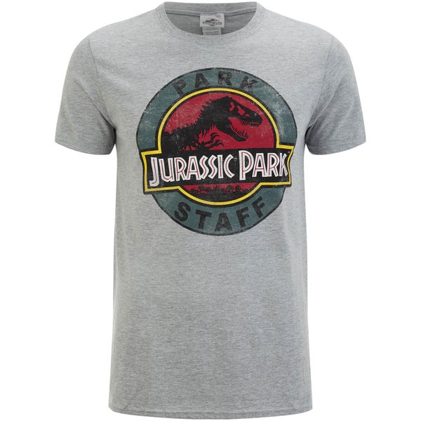 T-Shirt Homme Staff Jurassic Park - Gris