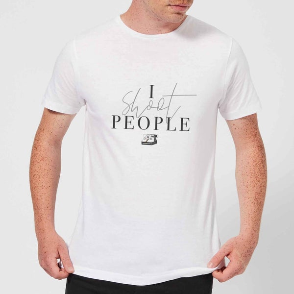 T-Shirt Homme I Shoot People - Blanc