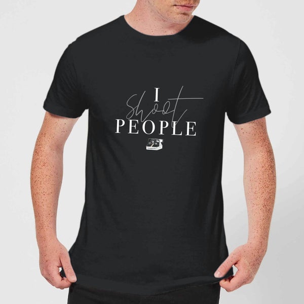 I Shoot People T-shirt - Zwart